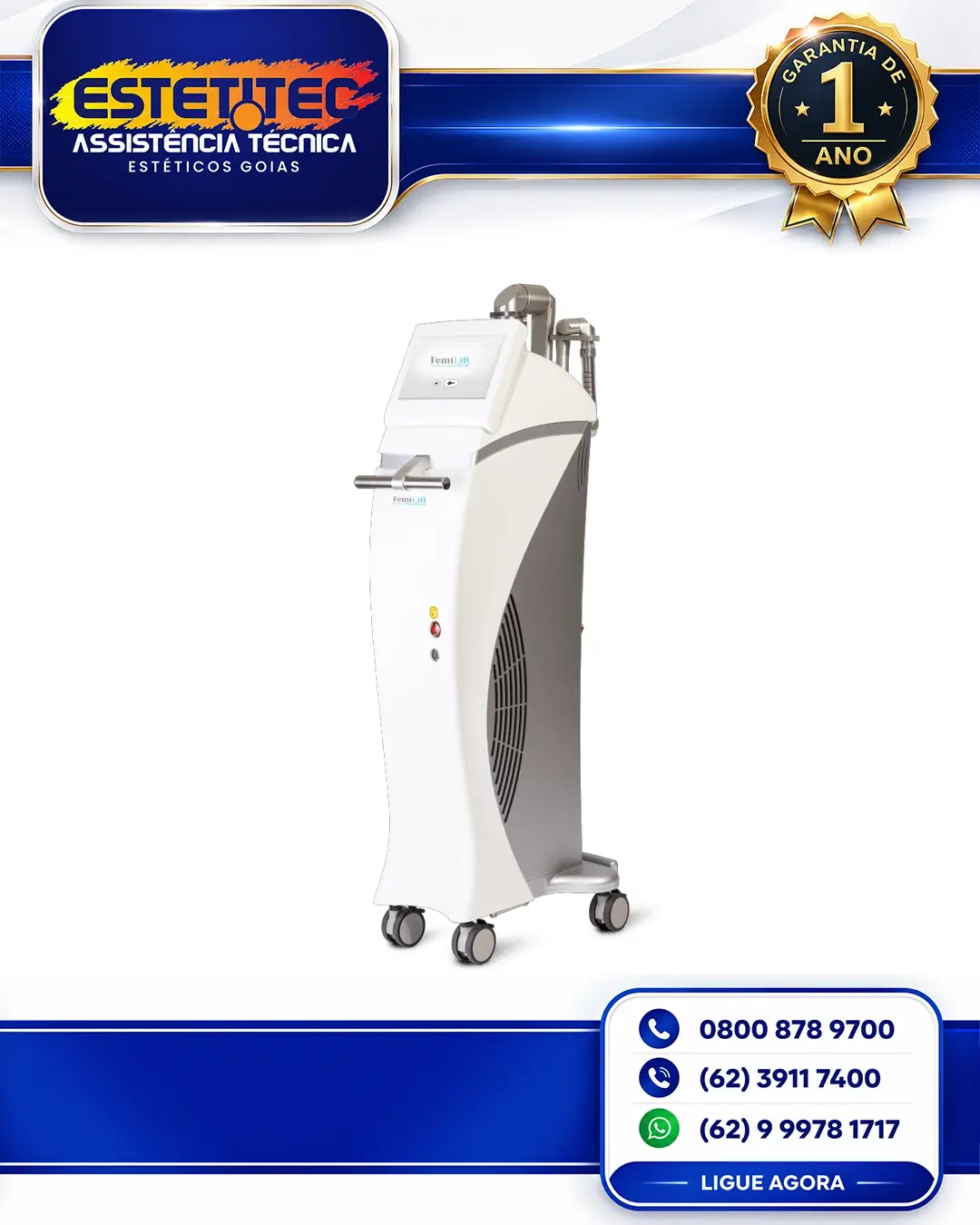 ASSISTÊNCIA TÉCNICA ALMA LASER FEMILIFT SANTA CATARINA
