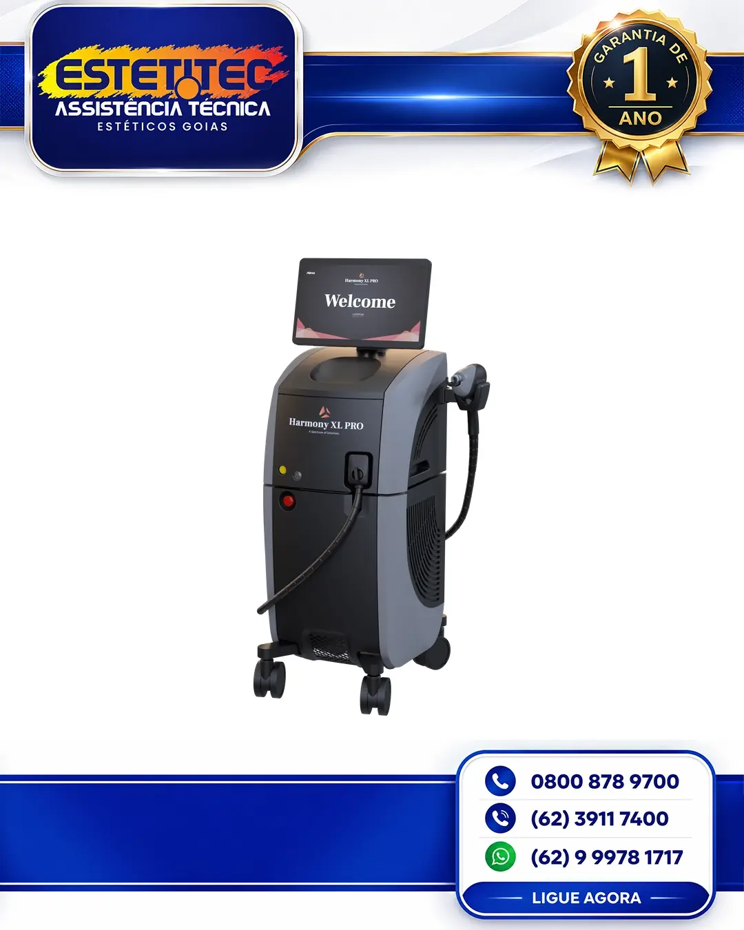 ASSISTÊNCIA TÉCNICA ALMA LASER HARMONY XL DISTRITO FEDERAL