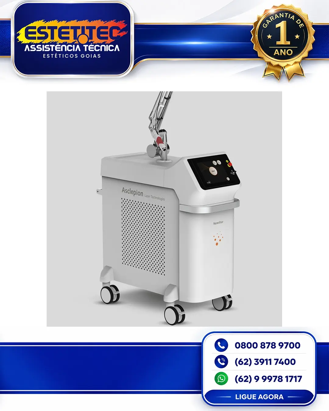 ASSISTÊNCIA TÉCNICA ASCLEPION NANOSTAR SERIES FLORIANÓPOLIS