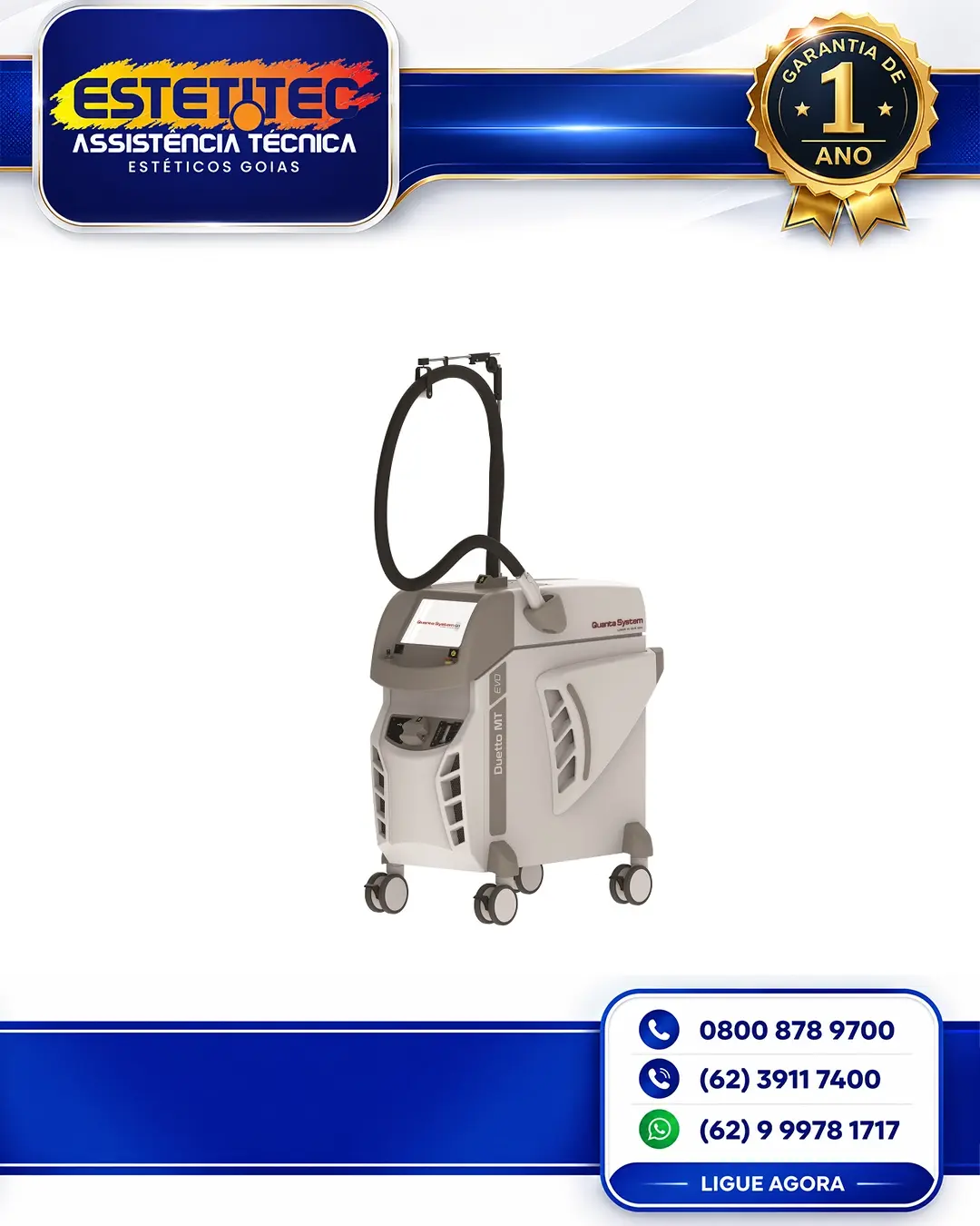 ASSISTÊNCIA TÉCNICA QUANTA SYSTEM DUETTO MT CURITIBA