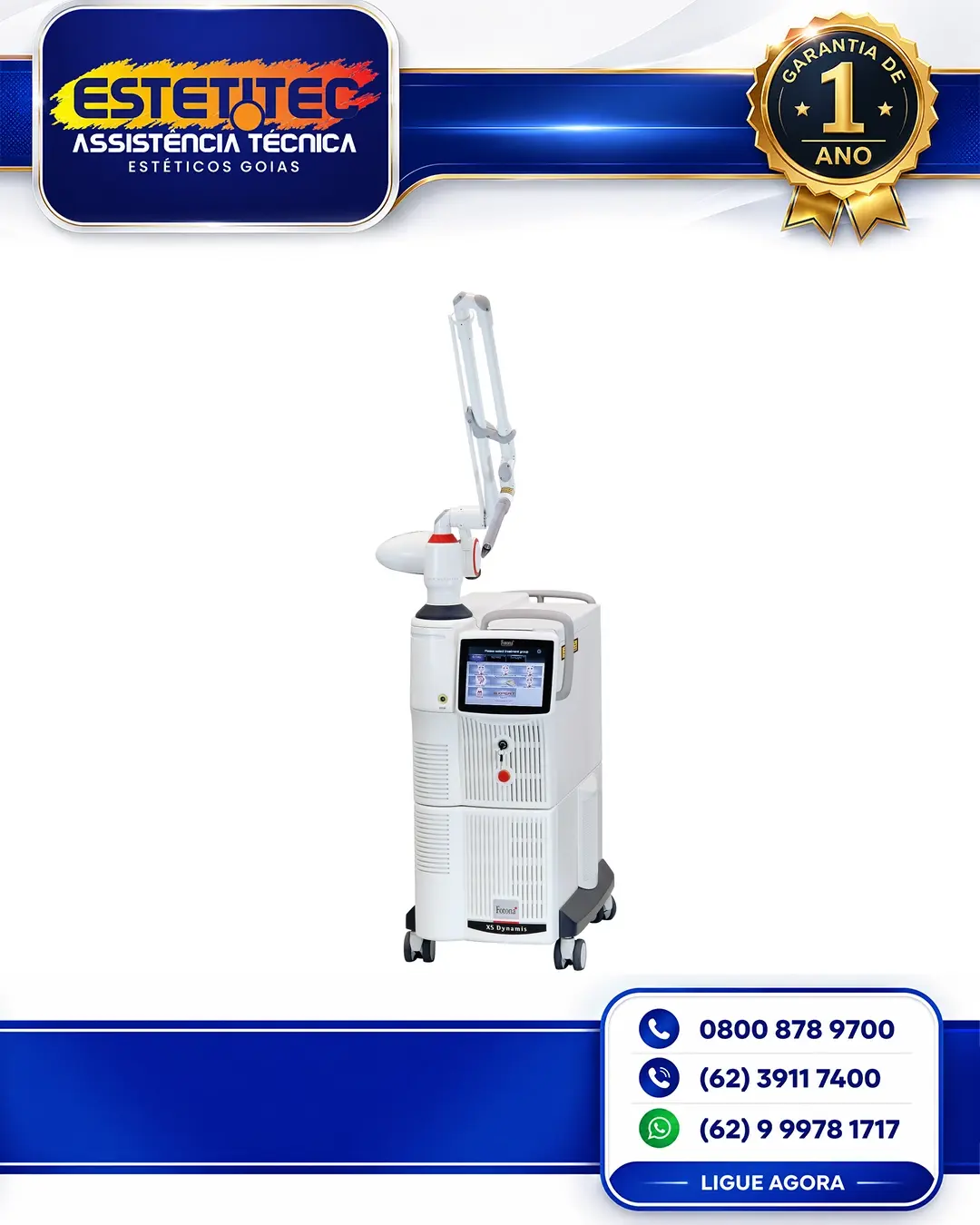 CONSERTO DE FOTONA XS DYNAMIS BRASIL