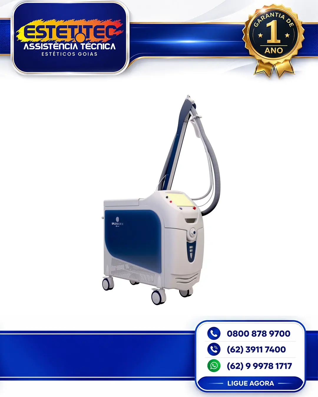 CONSERTO DE LUMENIS SPLENDOR X BRASÍLIA