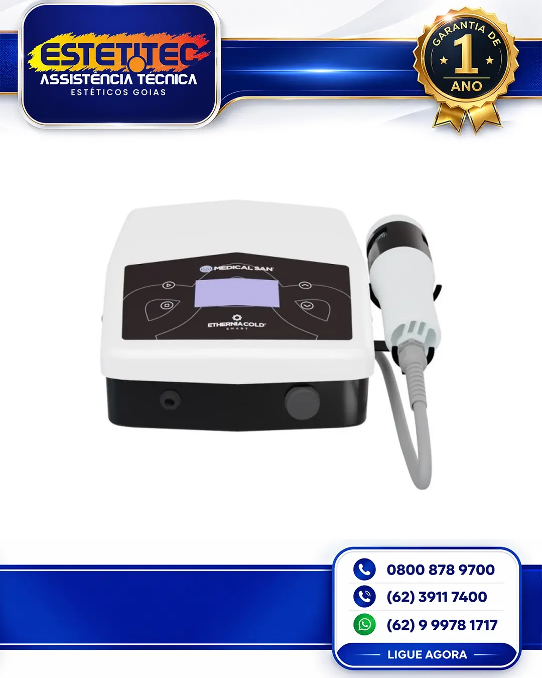 CONSERTO DE MEDICAL SAN ETHERNIA COLD TEKAH NO BRASIL