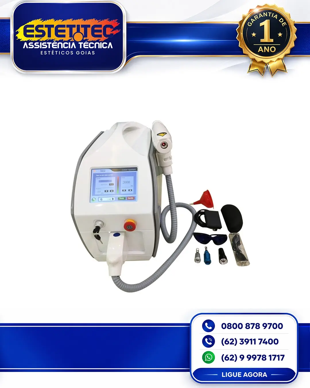 CONSERTO DE SINCOHEREN Q SWITCH ND YAG NO BRASIL
