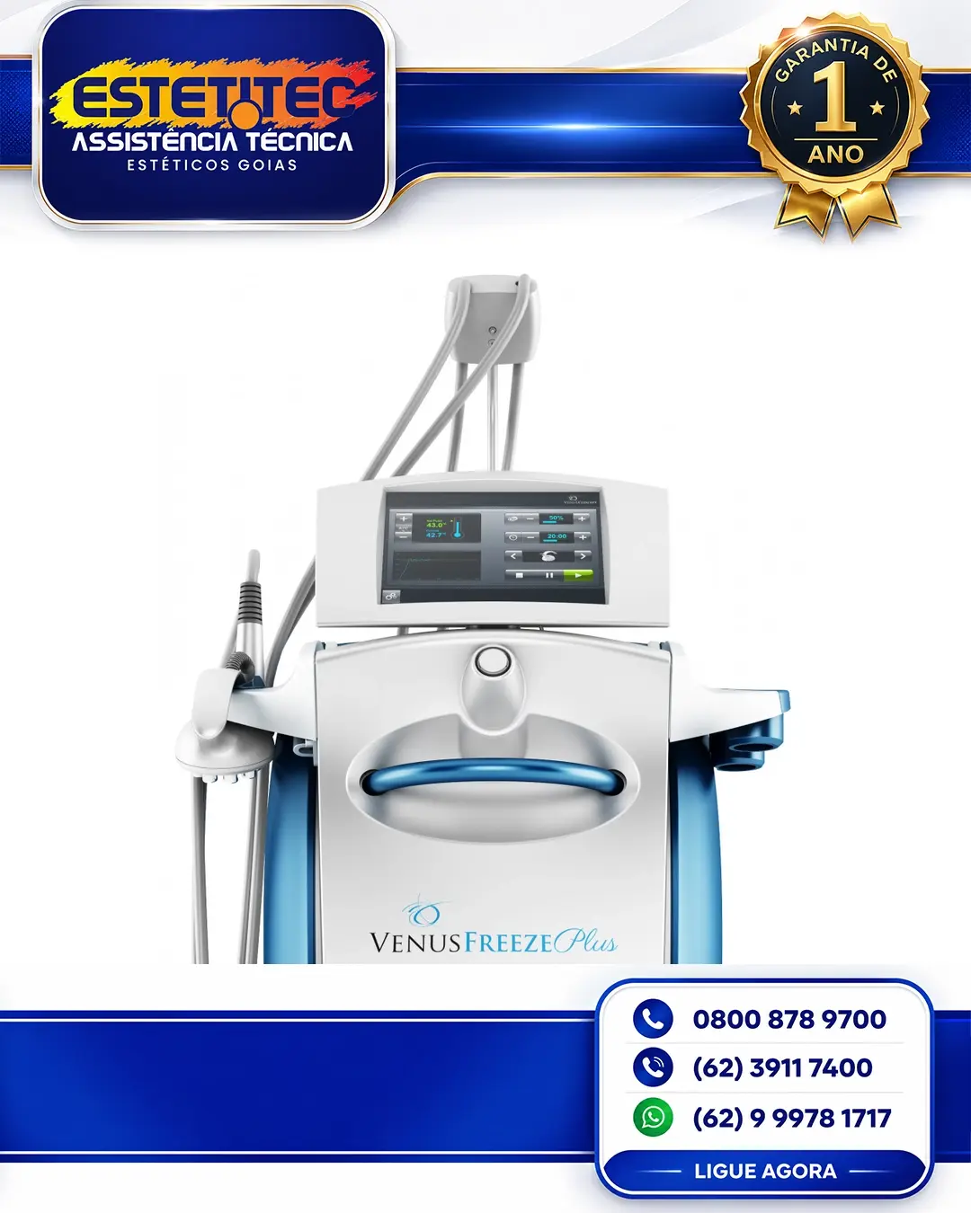 CONSERTO DE VENUS CONCEPT VENUS FREEZE PLUS BRASIL