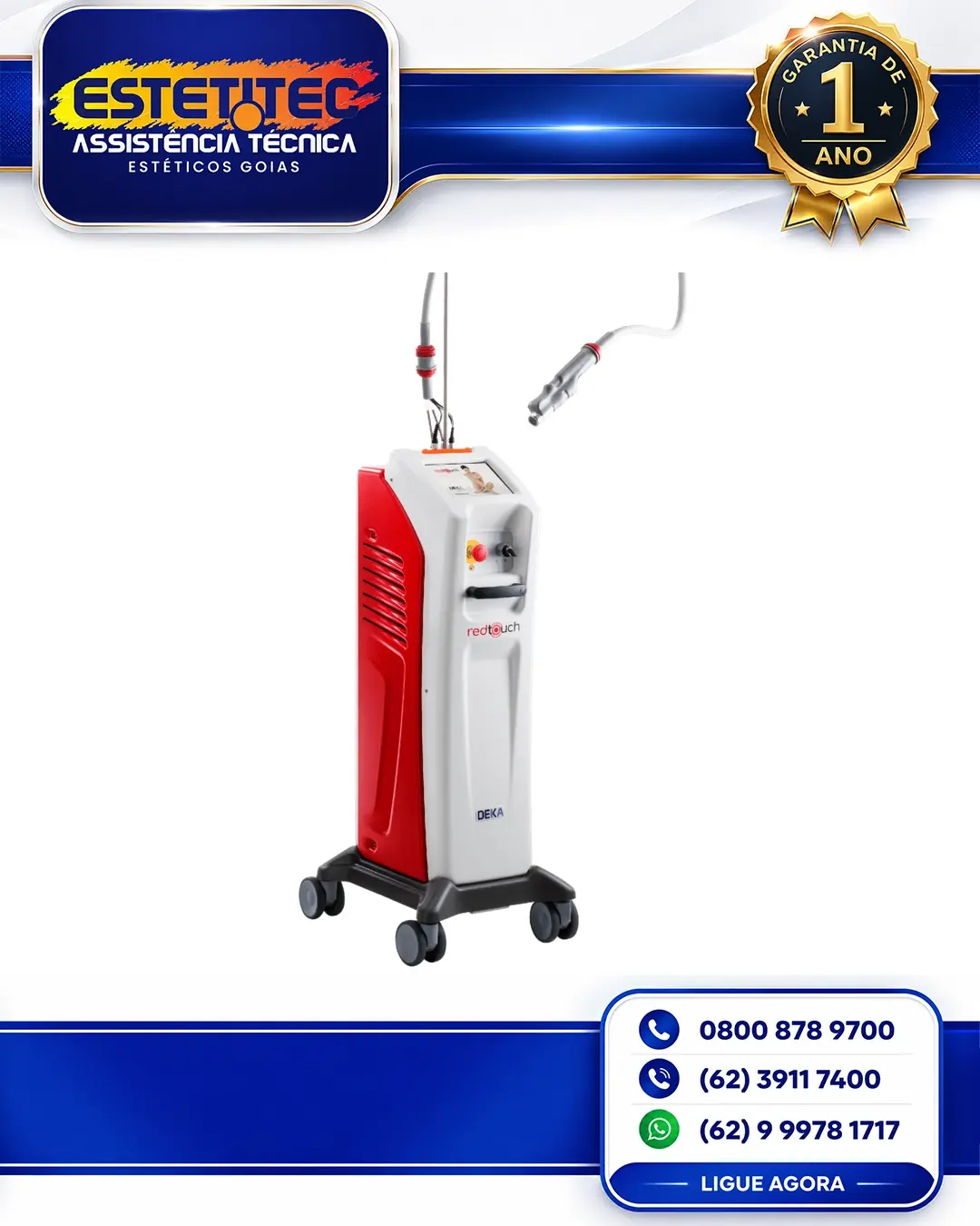 CONSERTO DEKA REDTOUCH NO BRASIL
