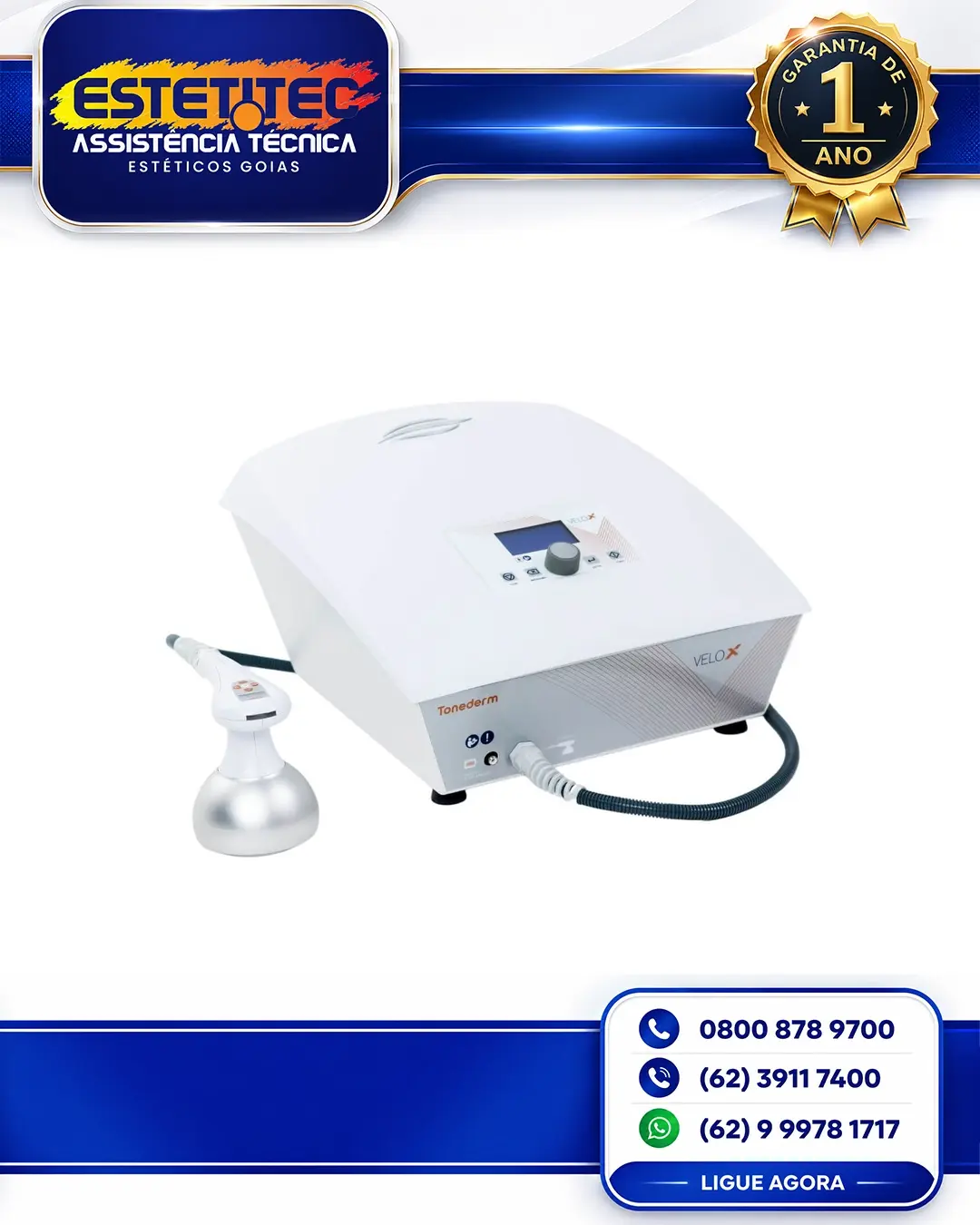 ESPECIALIZADA TONEDERM VELOX GOIÂNIA