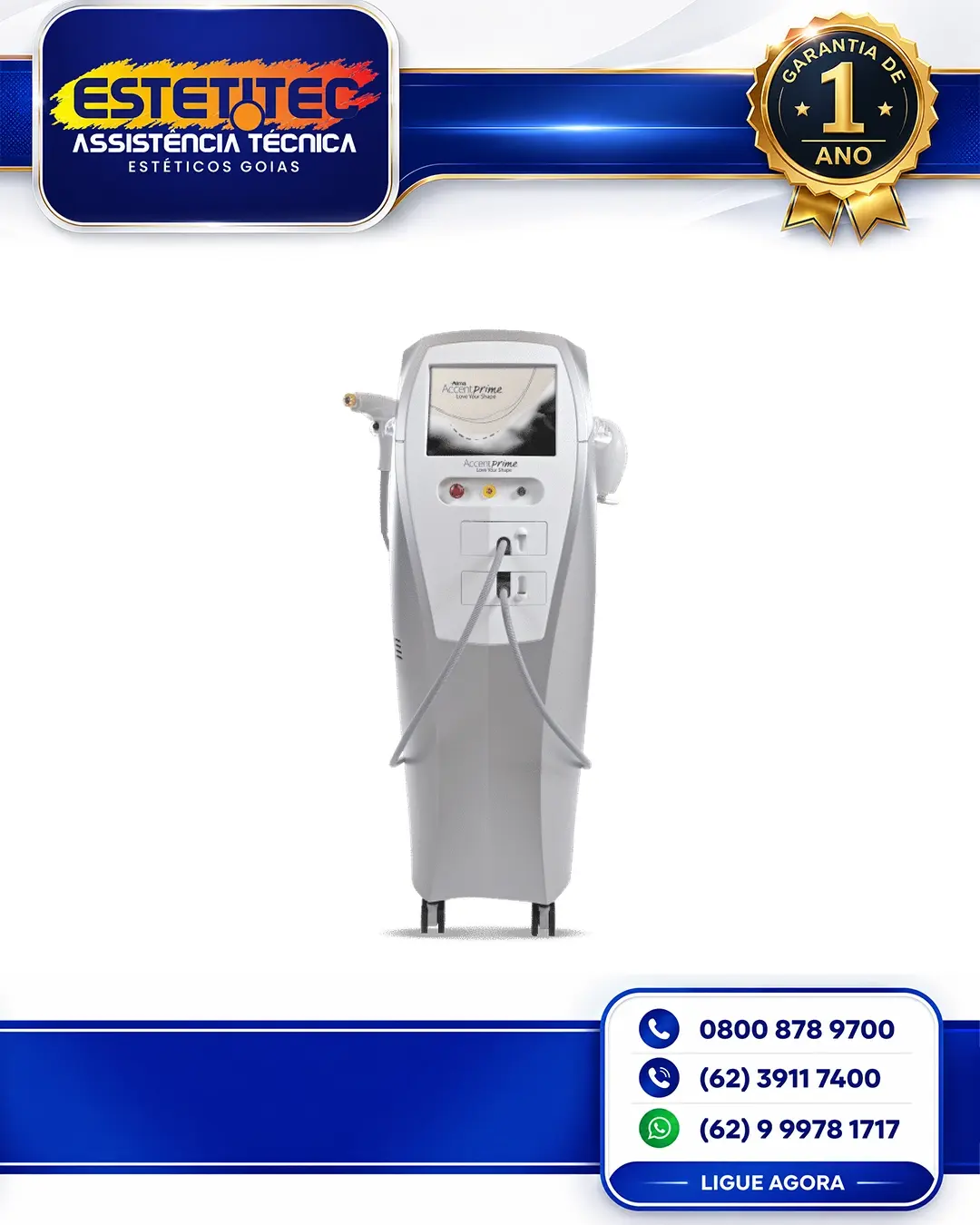 MANUTENÇÃO ALMA LASER ACCENT PRIME BODY DISTRITO FEDERAL