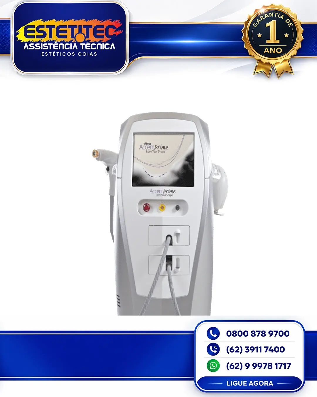 MANUTENÇÃO ALMA LASER ACCENT PRIME FACE FORTALEZA