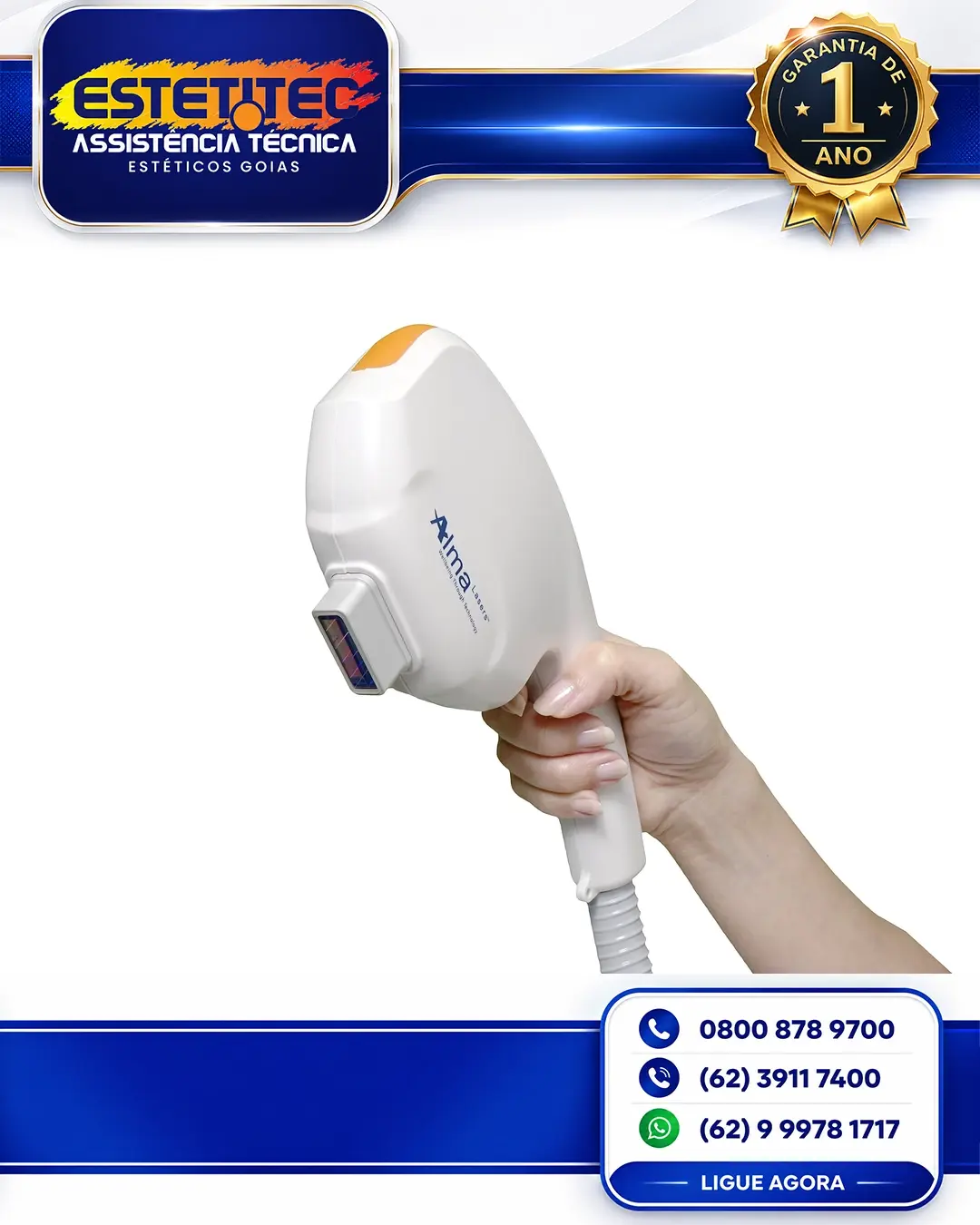 MANUTENÇÃO ALMA LASER HARMONY DYE SR PORTO ALEGRE