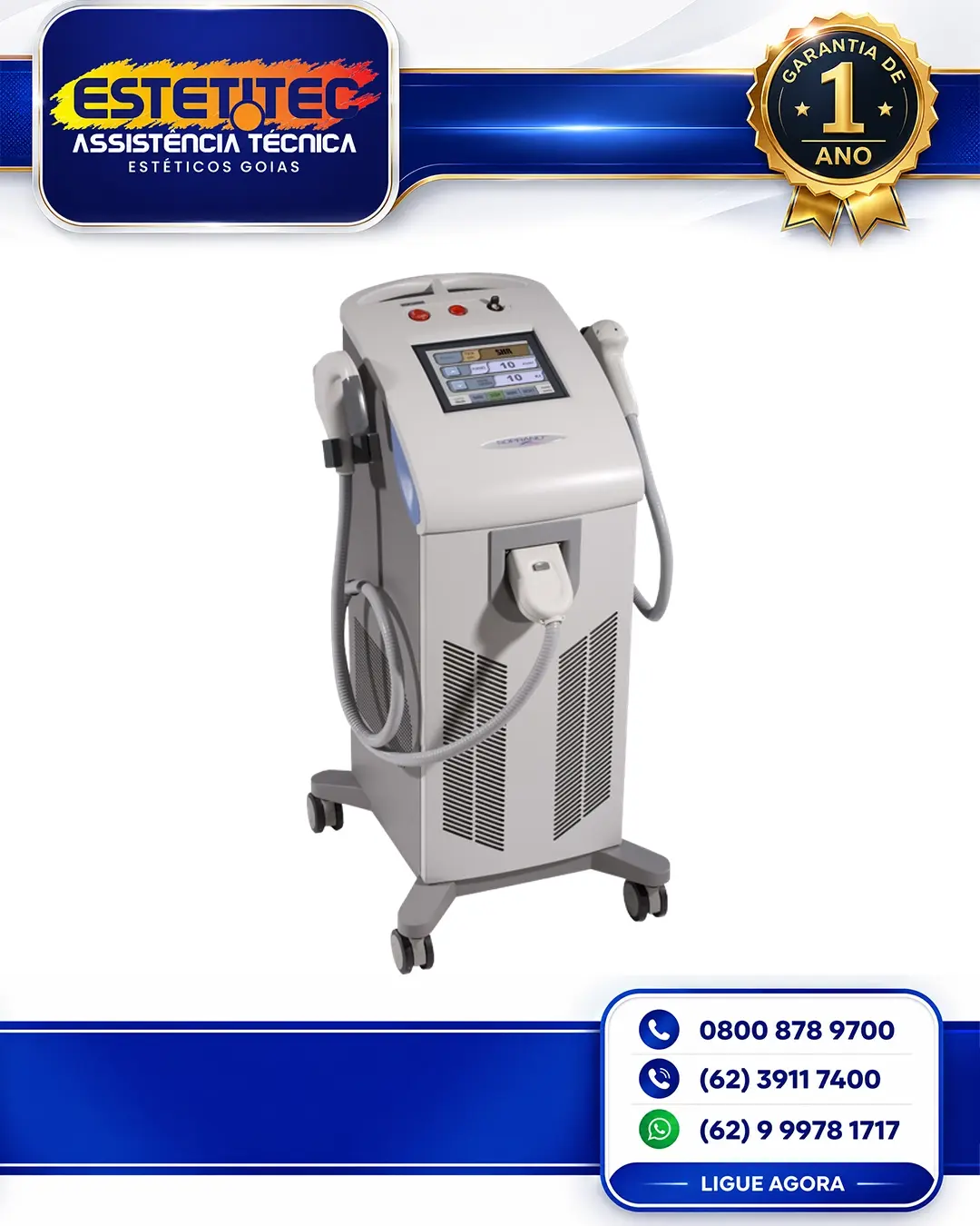 MANUTENÇÃO ALMA LASER SOPRANO XL GOIÁS