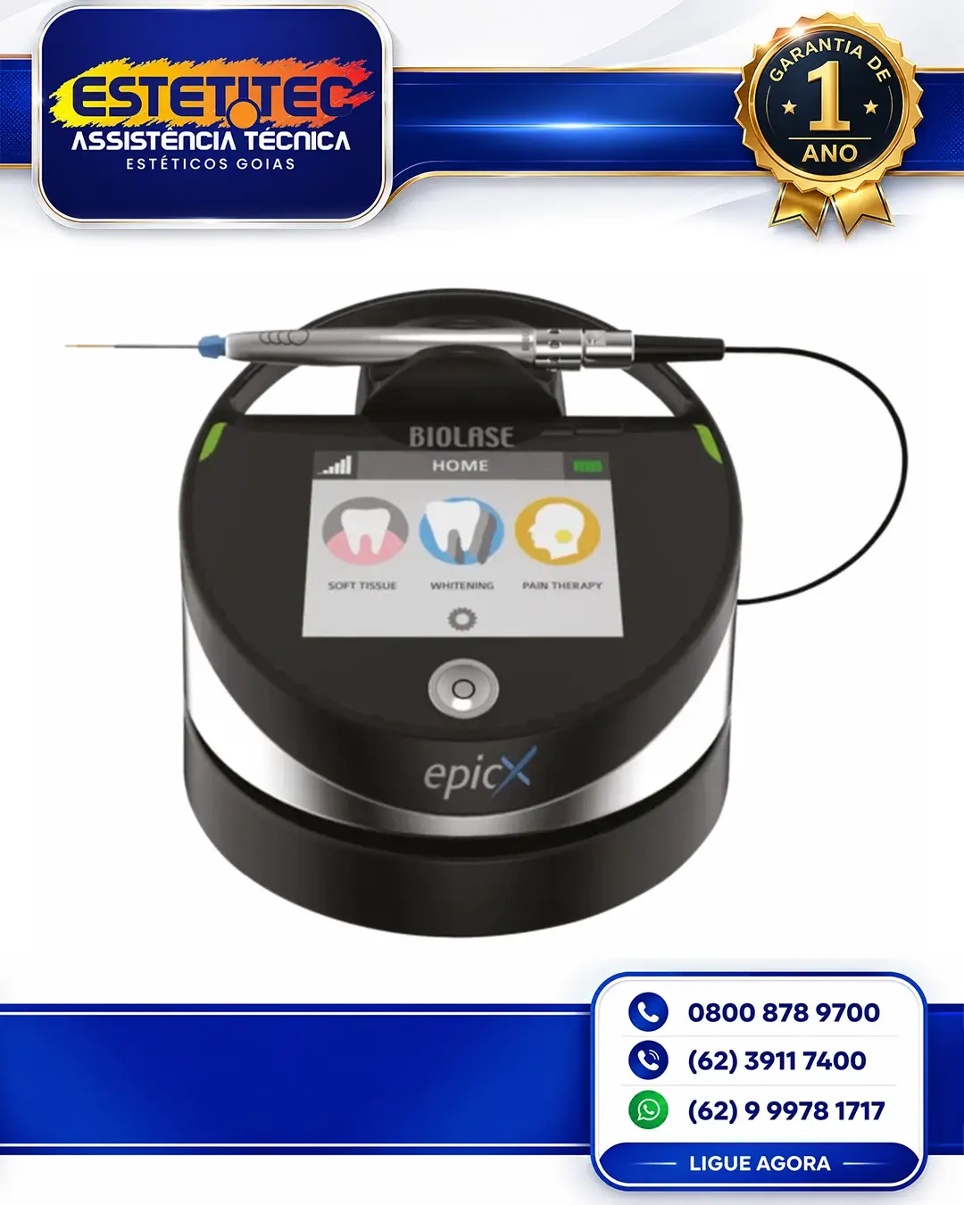 MANUTENÇÃO BIOLASE EPIC X DISTRITO FEDERAL