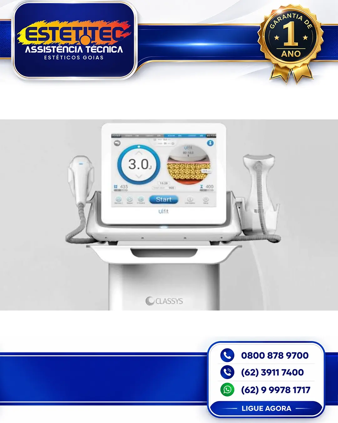 MANUTENÇÃO CLASSYS ULFIT GOIÁS