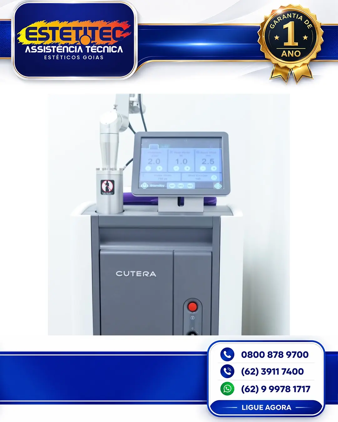 MANUTENÇÃO CUTERA ENLIGHTEN CUIABÁ