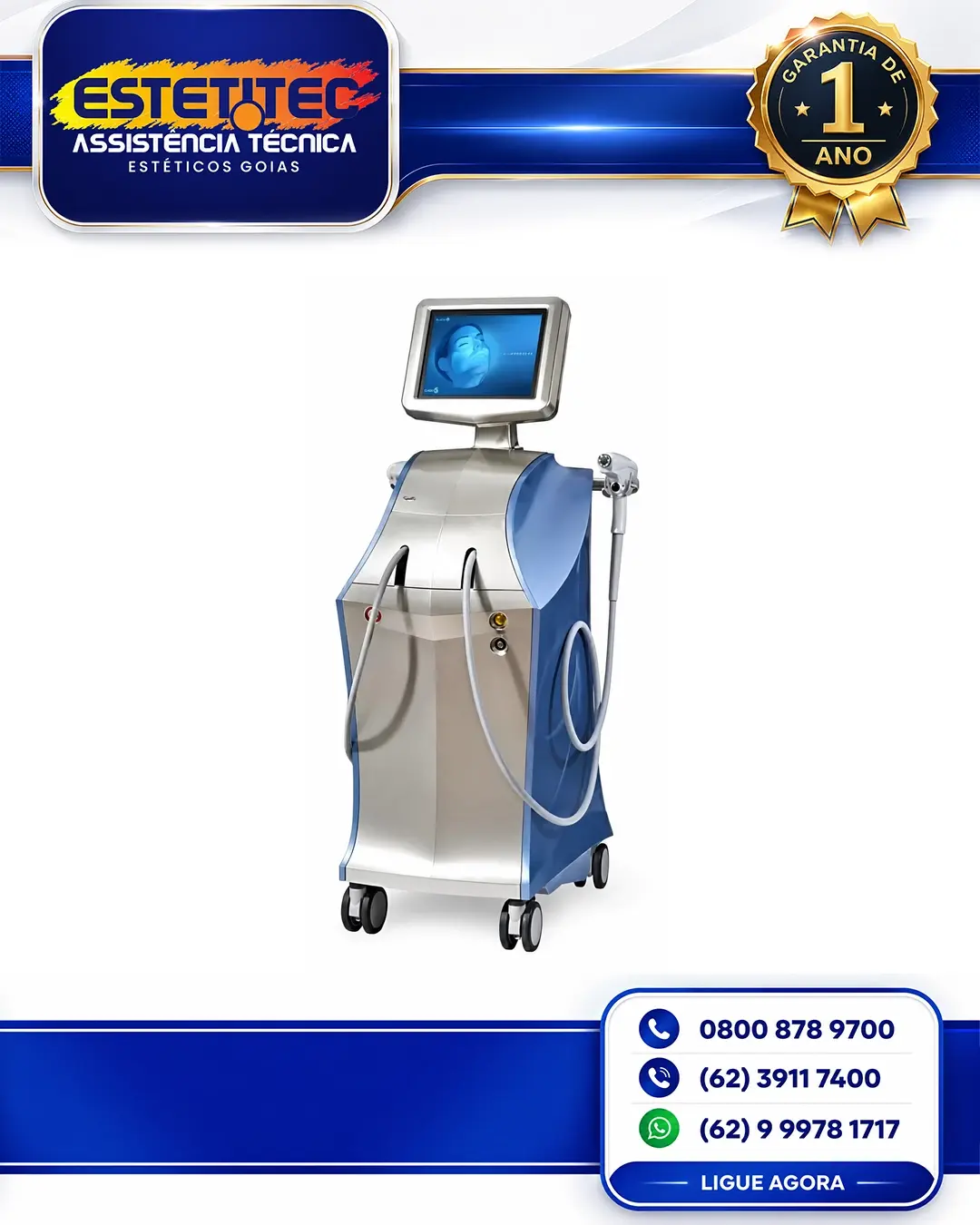 MANUTENÇÃO DE ALMA LASER ACCENT V SHAPE BRASIL