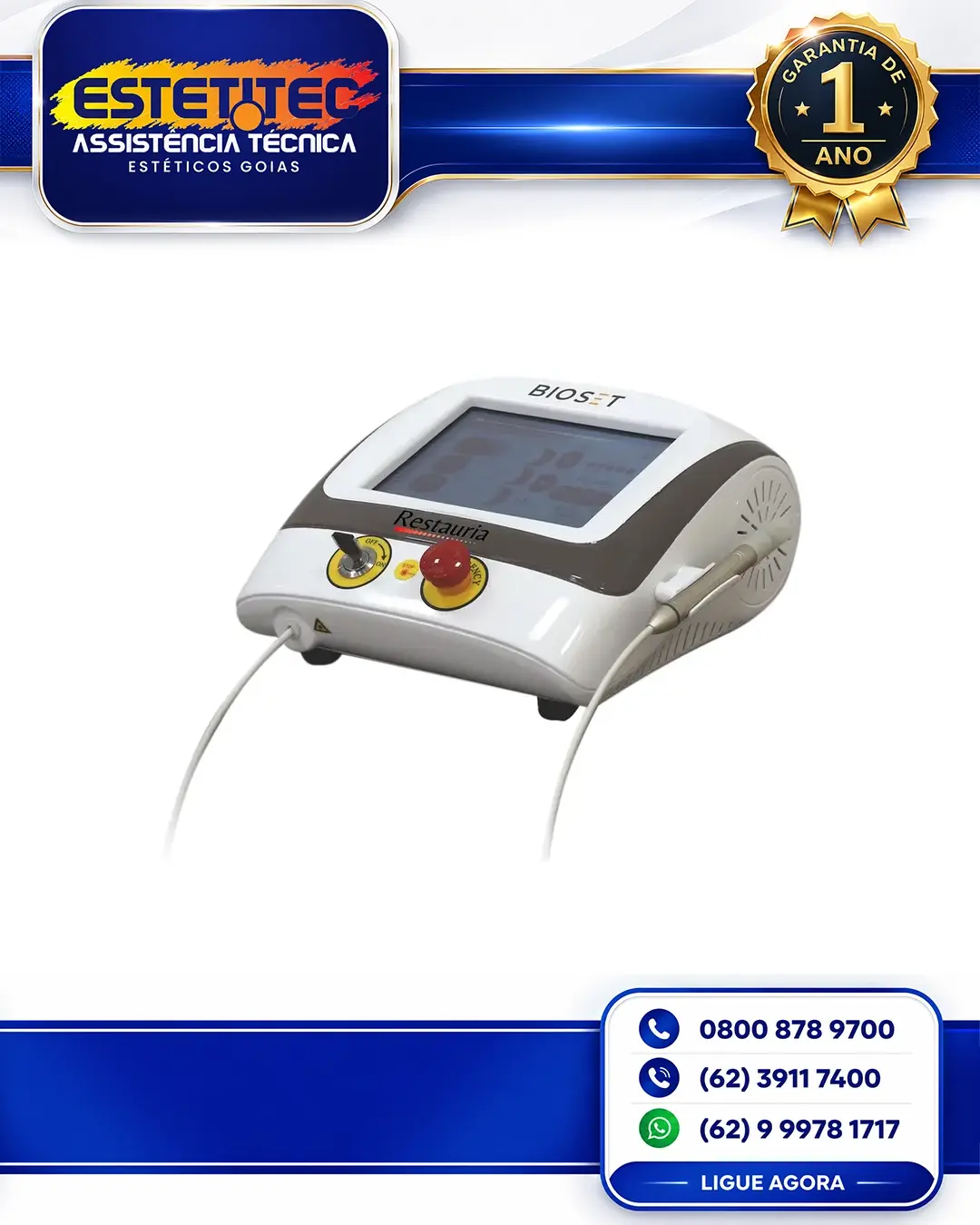 MANUTENÇÃO ESPECIALIZADA BIOSET RESTAURIA FLORIANÓPOLIS