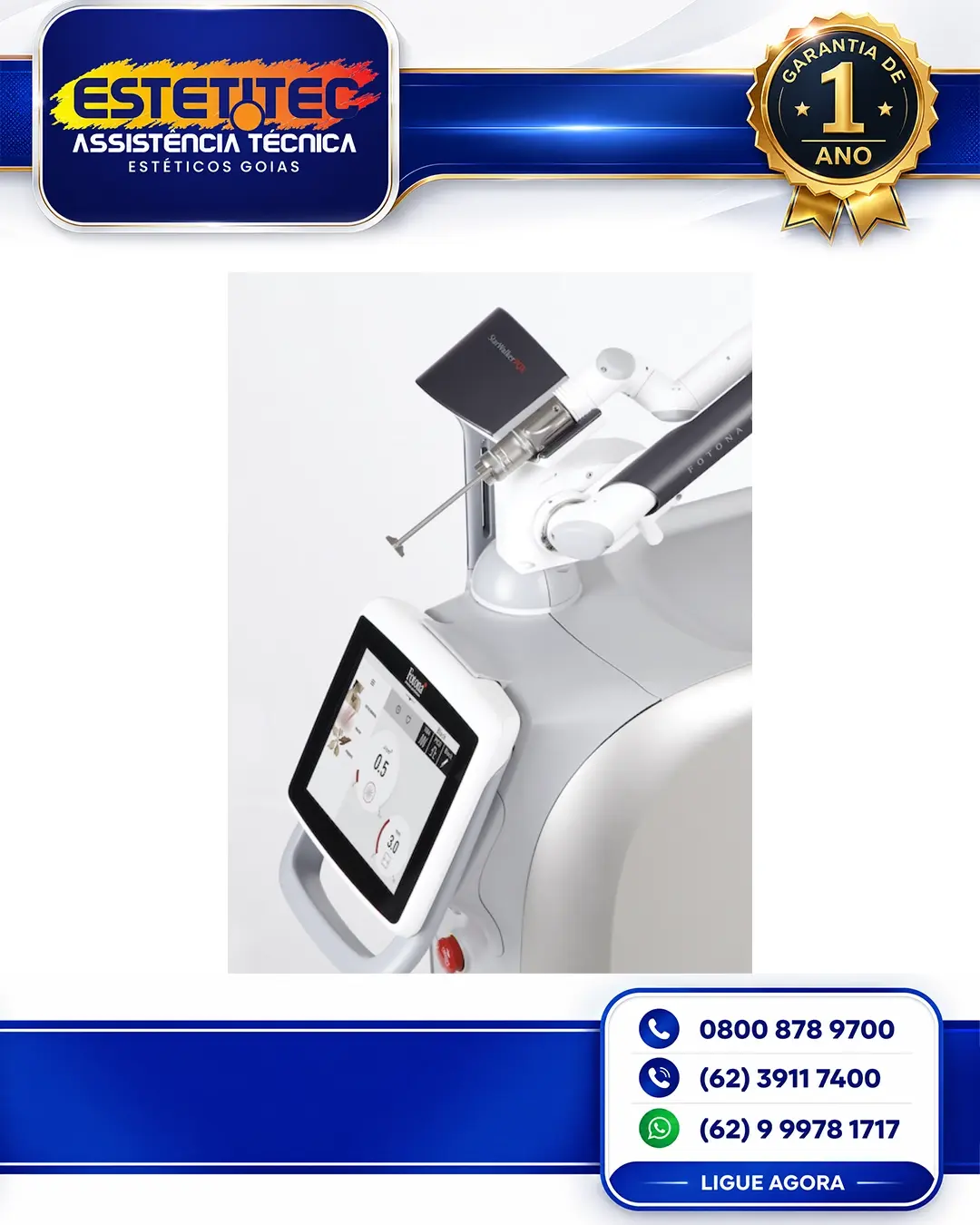 MANUTENÇÃO ESPECIALIZADA FOTONA STARWALKER PORTO ALEGRE