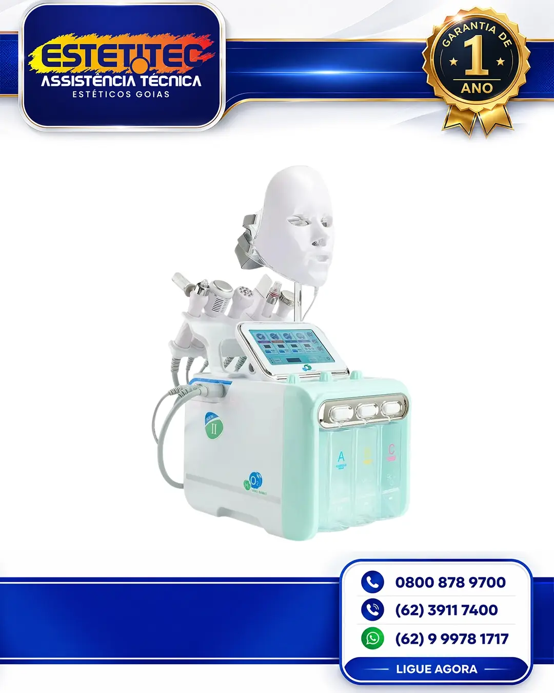 MANUTENÇÃO ESPECIALIZADA GSD HYDRO FACIAL NO BRASIL