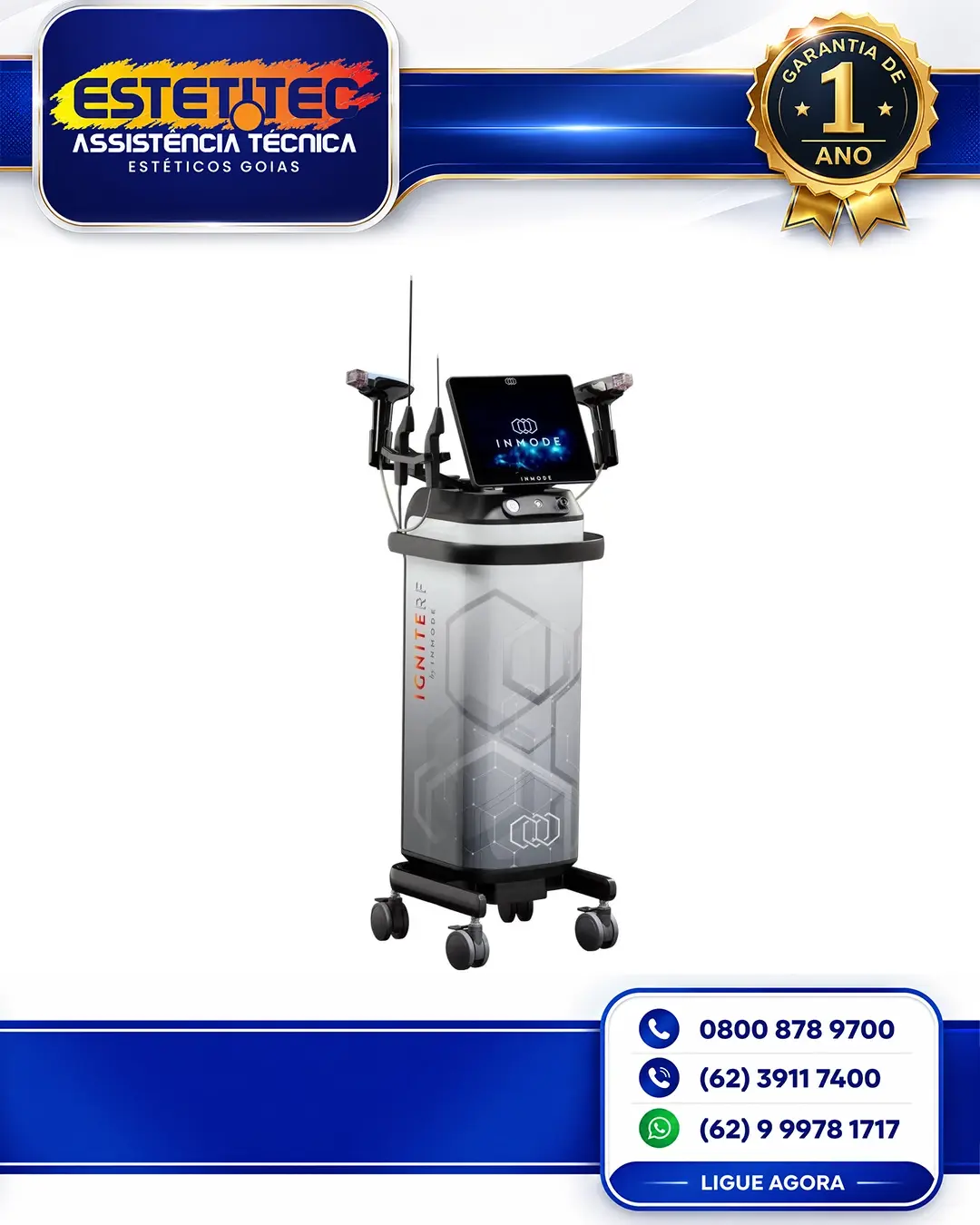 MANUTENÇÃO ESPECIALIZADA INMODE BODYTITE TURBO DISTRITO FEDERAL