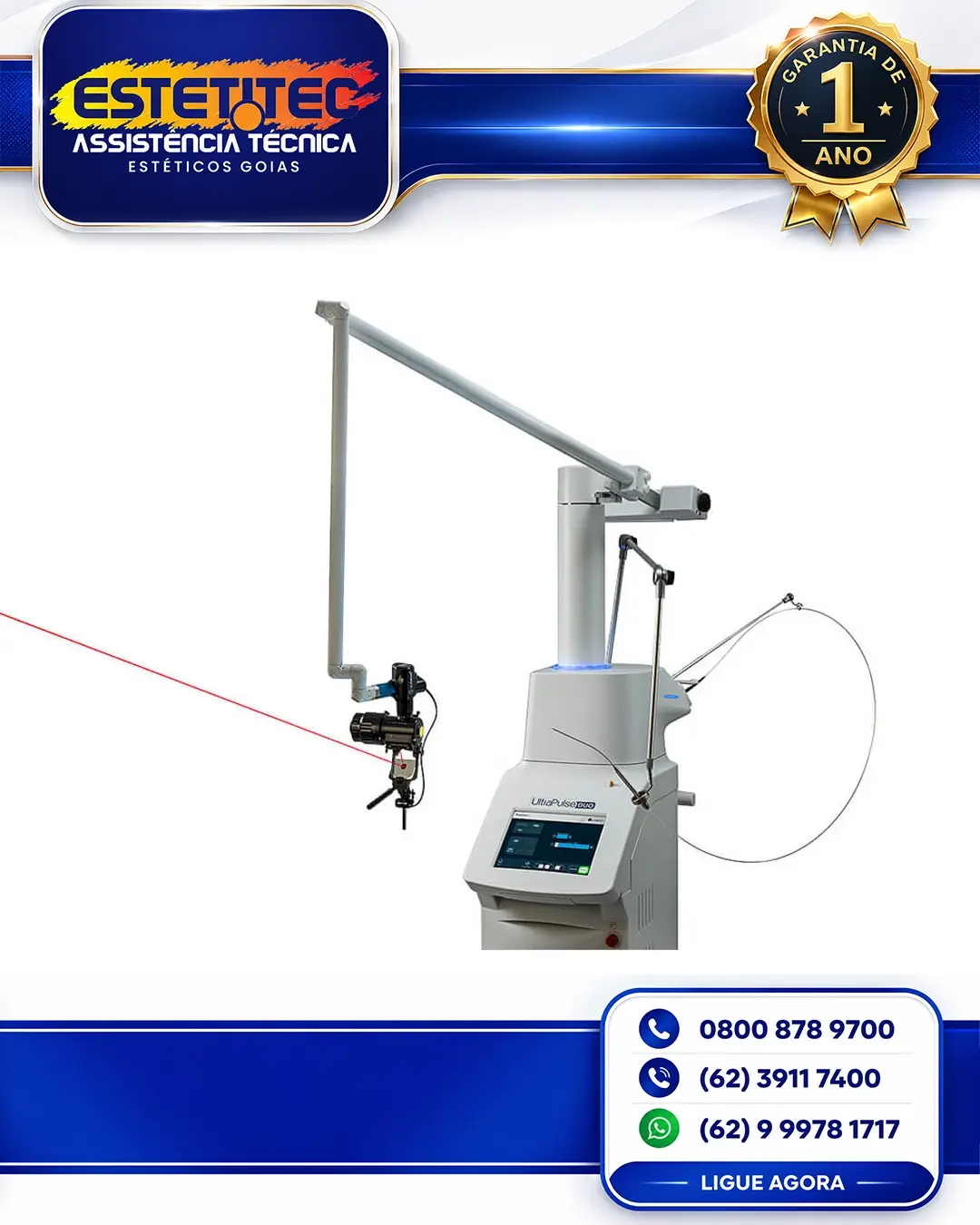 MANUTENÇÃO ESPECIALIZADA LUMENIS ULTRAPULSE FLORIANÓPOLIS