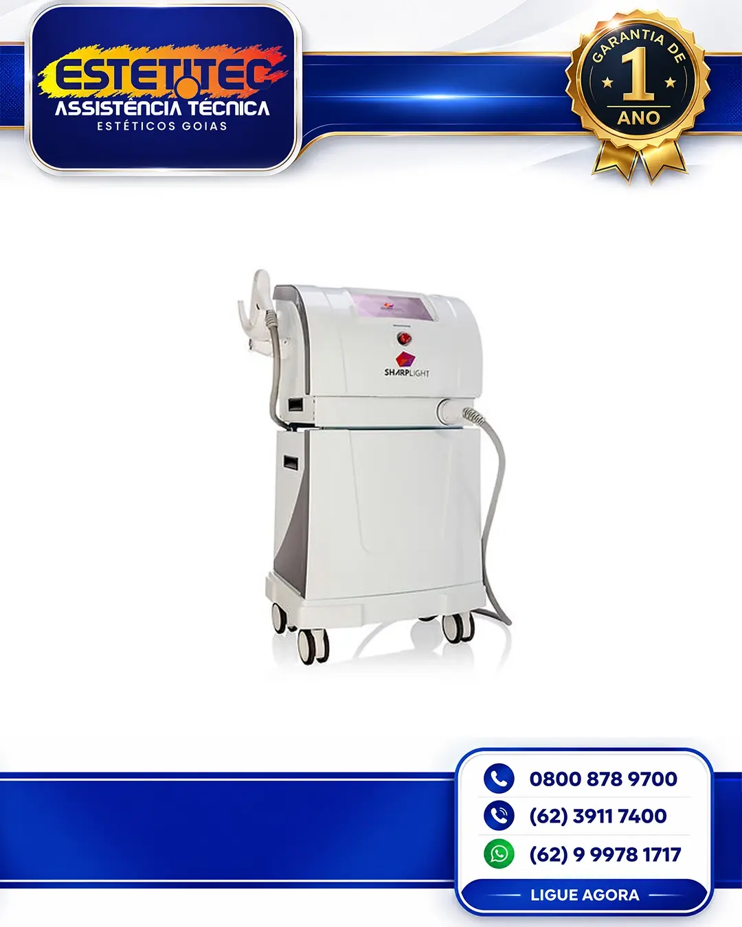 MANUTENÇÃO ESPECIALIZADA SHARPLIGHT OMNIMAX S4 GOIÁS