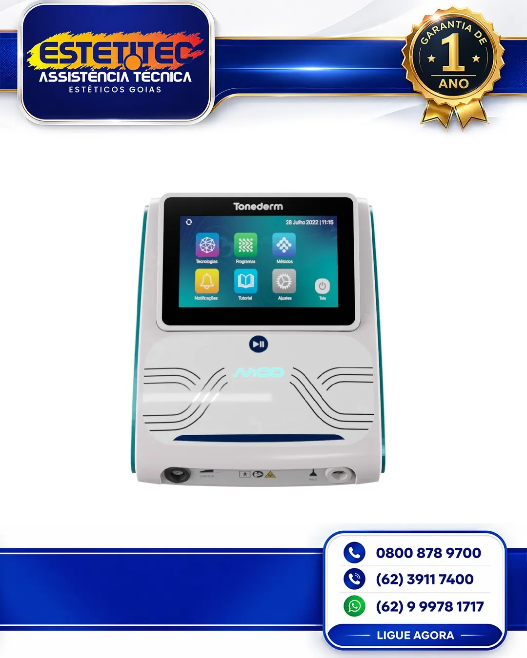 MANUTENÇÃO ESPECIALIZADA TONEDERM ESTACAO NIOO BRASIL