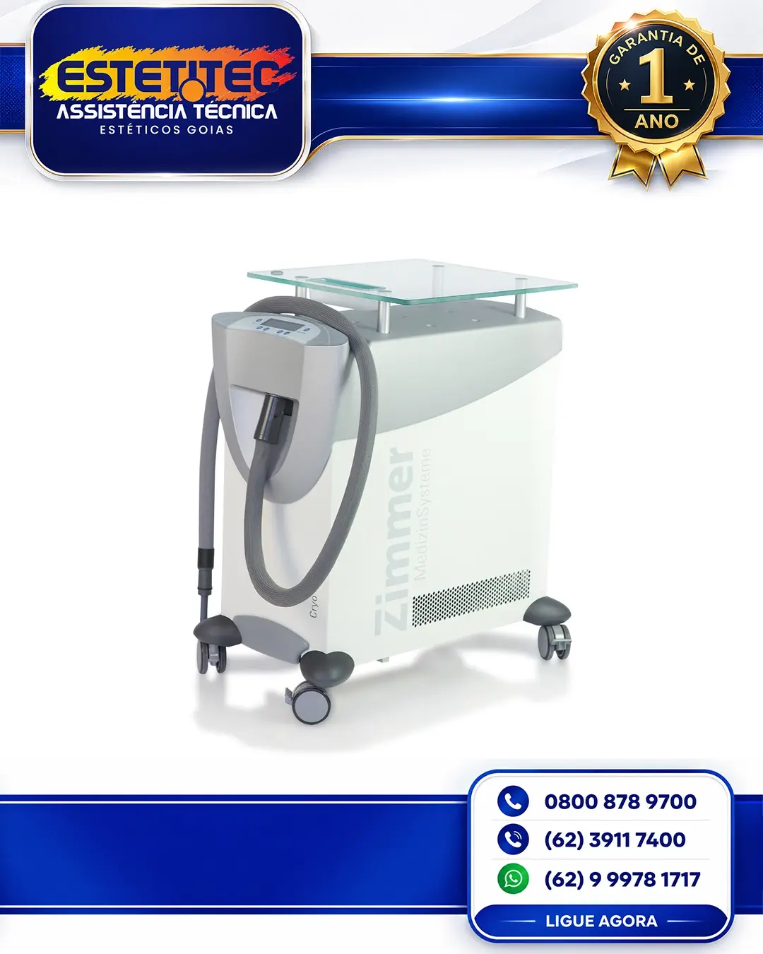 MANUTENÇÃO ESPECIALIZADA ZIMMER CRYO 6 MATO GROSSO DO SUL