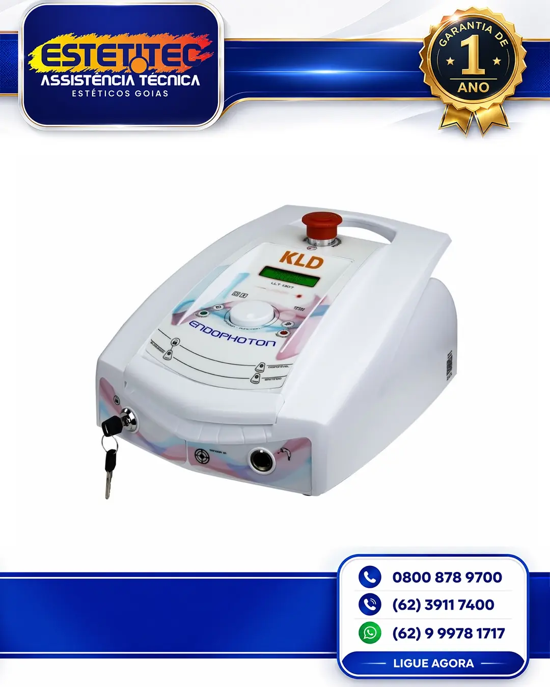 MANUTENÇÃO KLD ENDOPHOTON LITE 808 GOIÂNIA