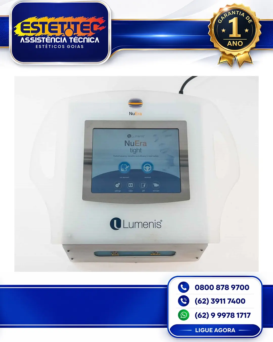 MANUTENÇÃO LUMENIS NUERA TIGHT SANTA CATARINA