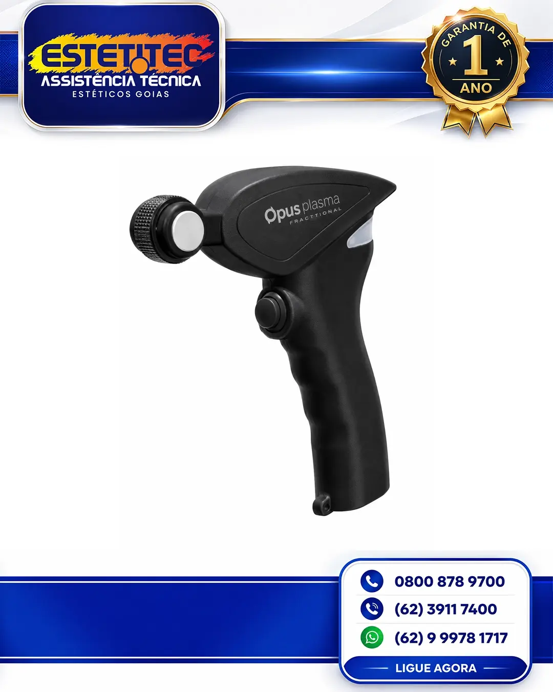 MANUTENÇÃO PREVENTIVA ALMA LASER OPUS PIXEL RF GOIÁS