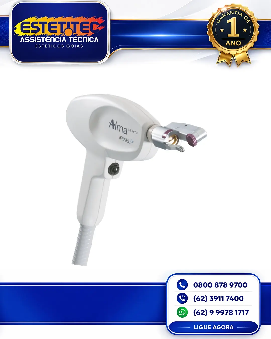 MANUTENÇÃO PREVENTIVA ALMA LASER PIXEL ERYAG PORTO ALEGRE