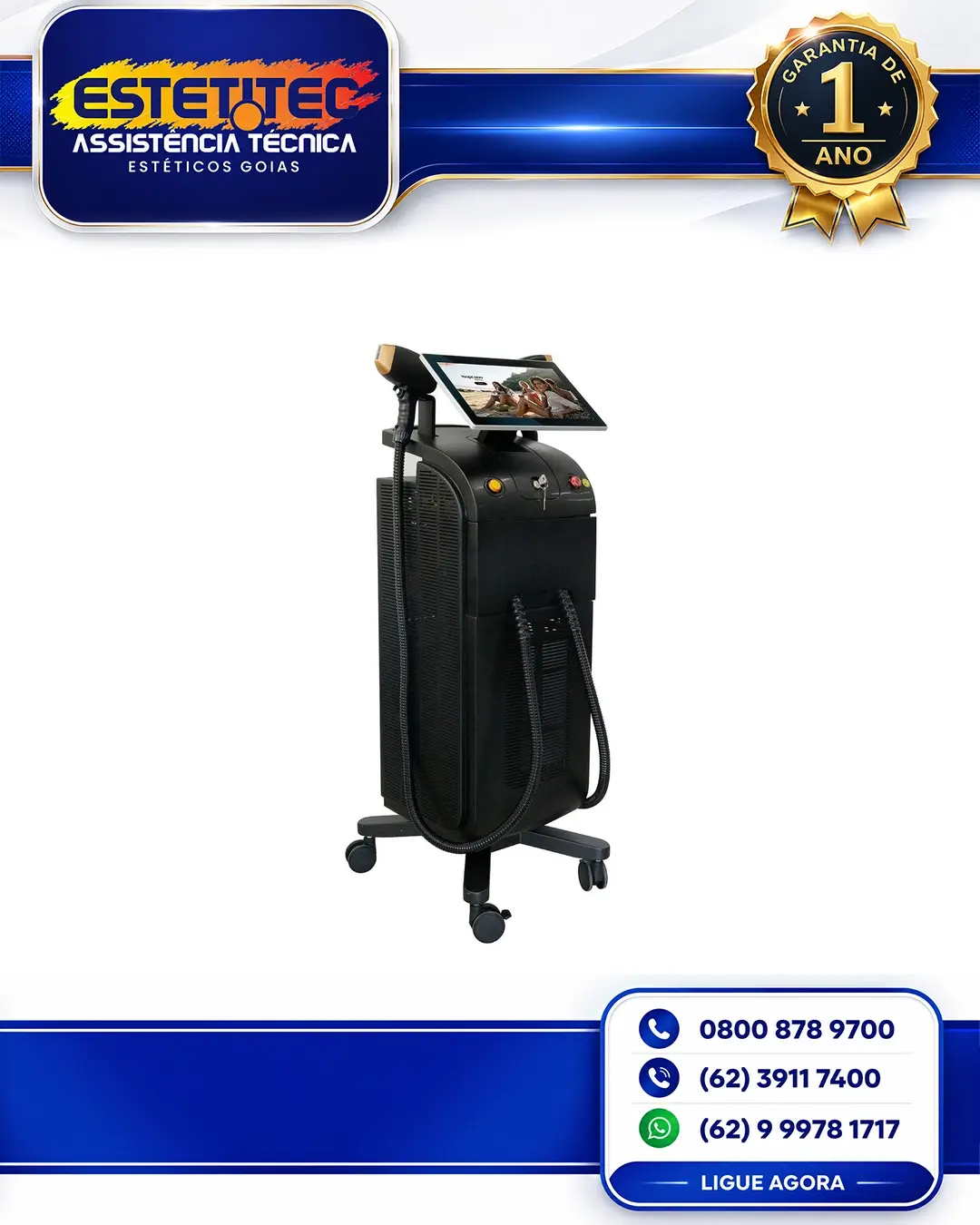 MANUTENÇÃO PREVENTIVA ALMA LASER SOPRANO TITANIUM ICE PLUS BRASÍLIA