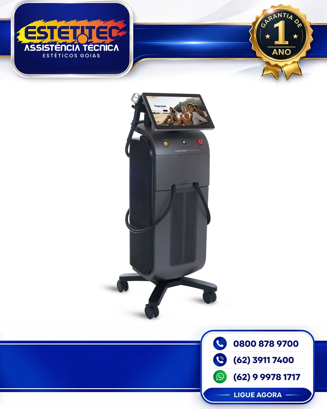 MANUTENÇÃO PREVENTIVA ALMA LASER SOPRANO TITANIUM PRO DISTRITO FEDERAL