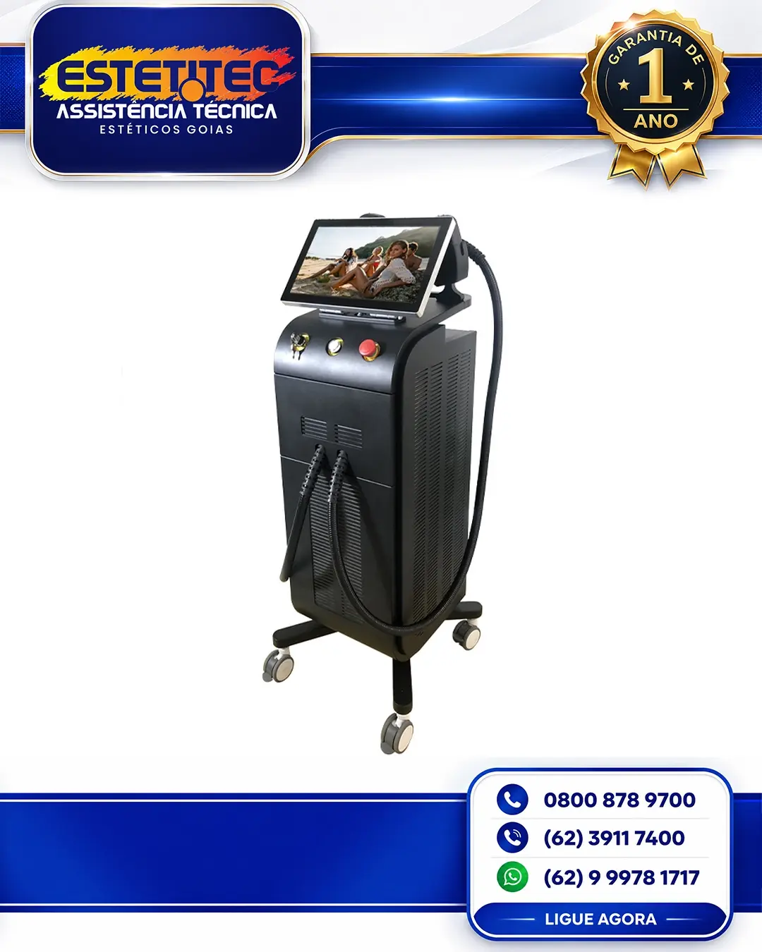 MANUTENÇÃO PREVENTIVA ALMA LASER SOPRANO TITANIUM XL FORTALEZA