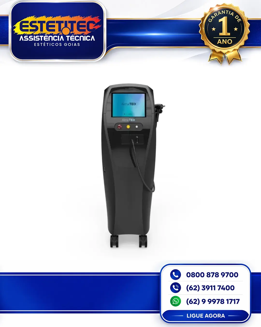 MANUTENÇÃO PREVENTIVA ALMA LASER TED HAIR CARE SANTA CATARINA
