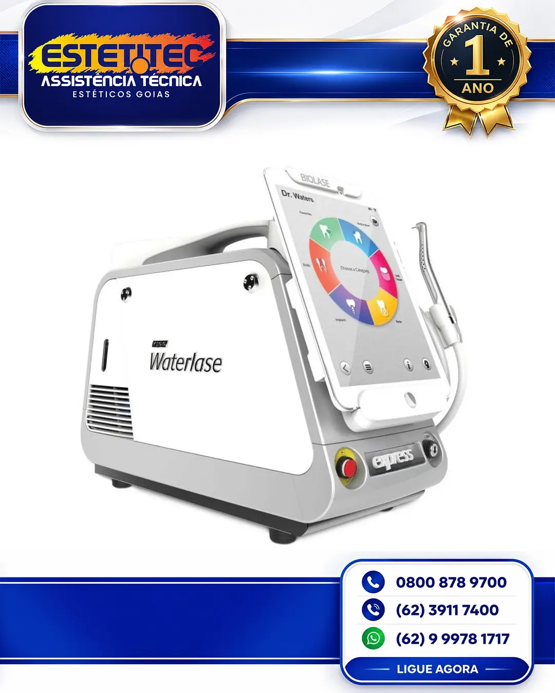 MANUTENÇÃO PREVENTIVA BIOLASE ILASE FORTALEZA