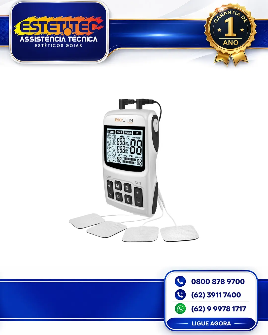 MANUTENÇÃO PREVENTIVA BIOSET BIOSTIM MULTI CUIABÁ