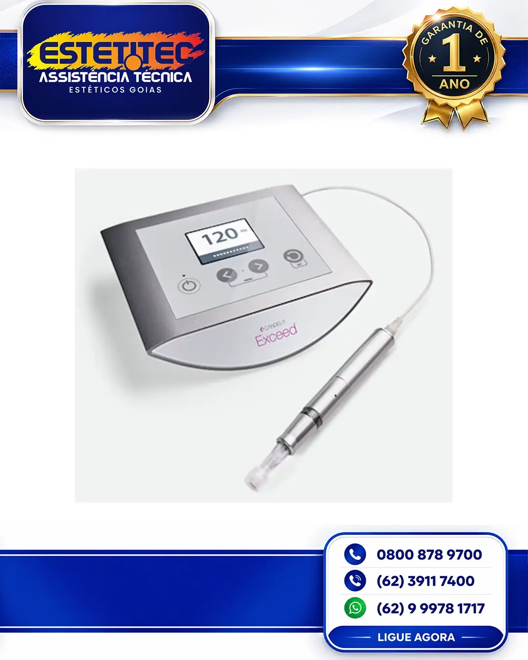 MANUTENÇÃO PREVENTIVA CANDELA EXCEED NO BRASIL