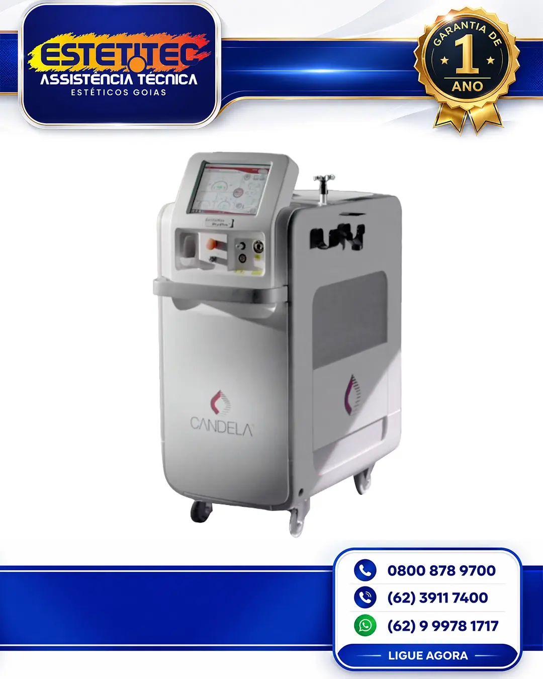 MANUTENÇÃO PREVENTIVA CANDELA GENTLEMAX PRO PLUS BRASÍLIA