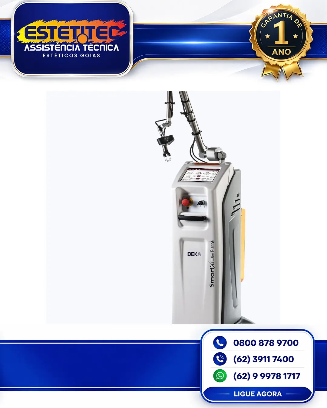 MANUTENÇÃO PREVENTIVA DEKA SMARTXIDE PUNTO GOIÁS