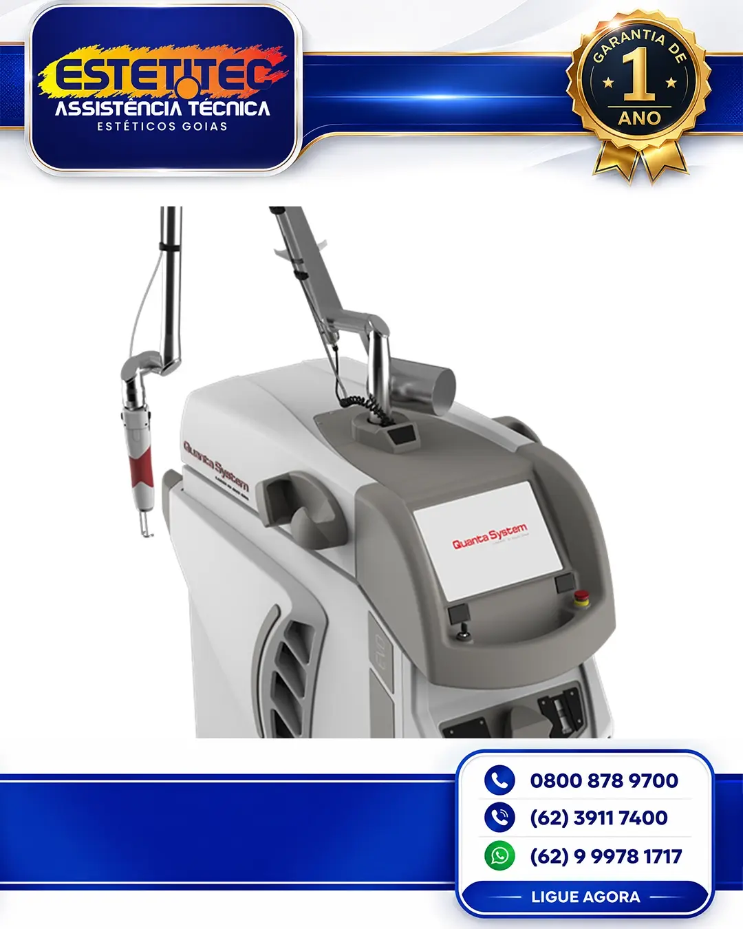 MANUTENÇÃO PREVENTIVA QUANTA SYSTEM Q PLUS EVO FORTALEZA