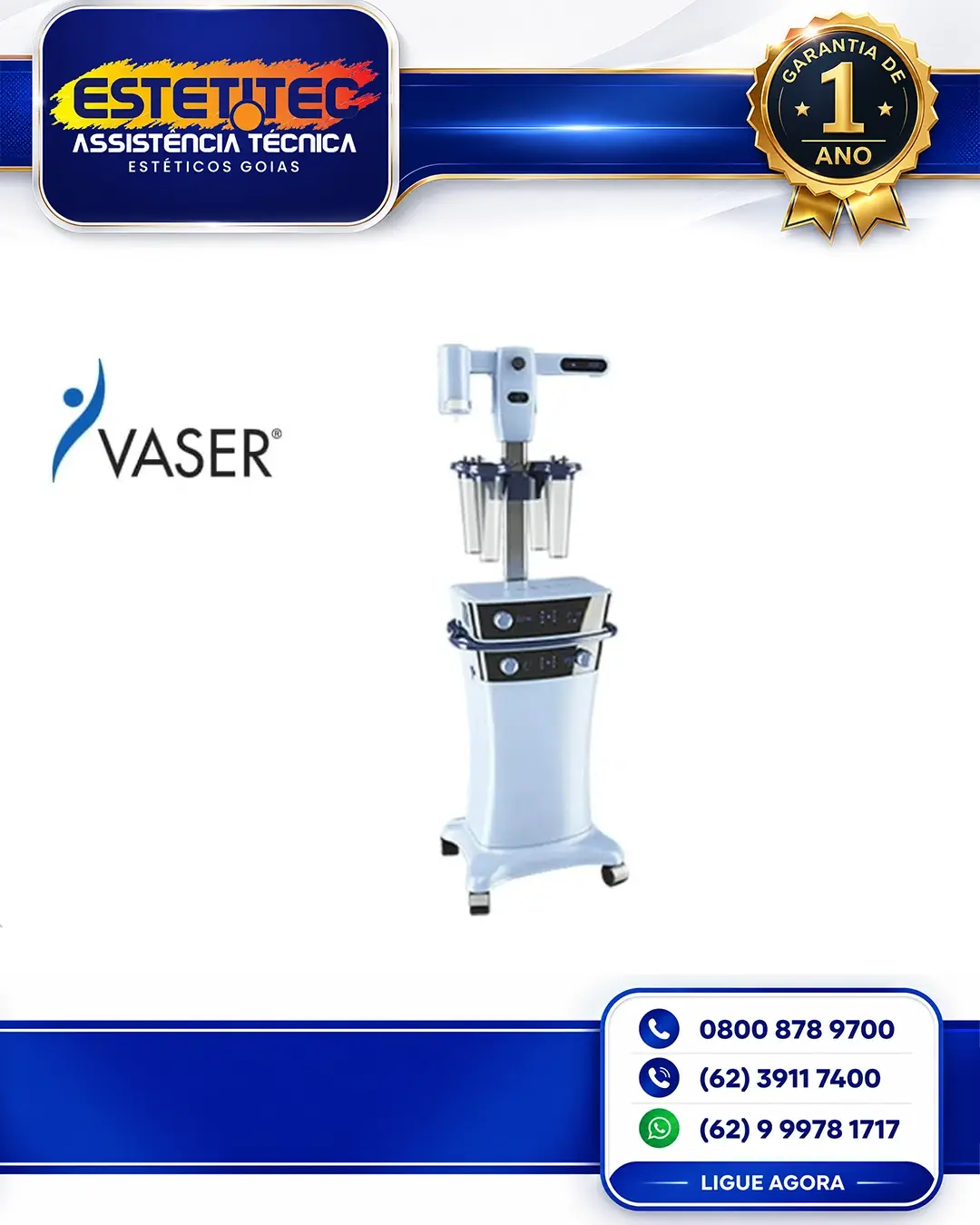 MANUTENÇÃO PREVENTIVA SOLTA MEDICAL VASER GOIÁS