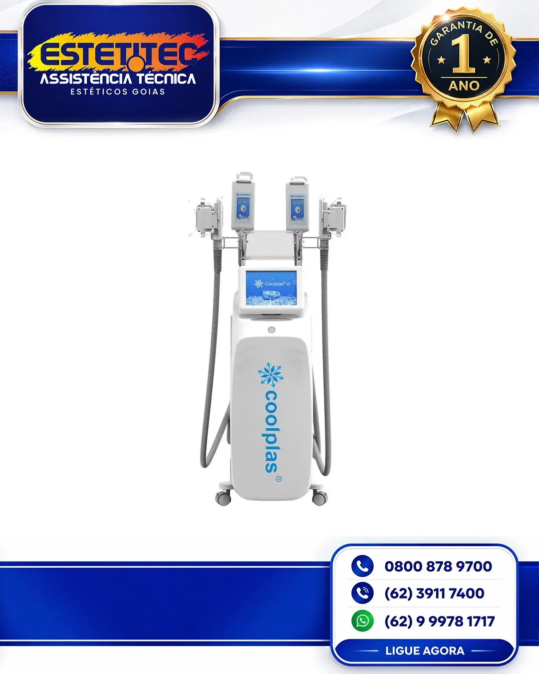 MANUTENÇÃO SINCOHEREN COOLPLAS CRYOLIPOLYSIS BRASIL