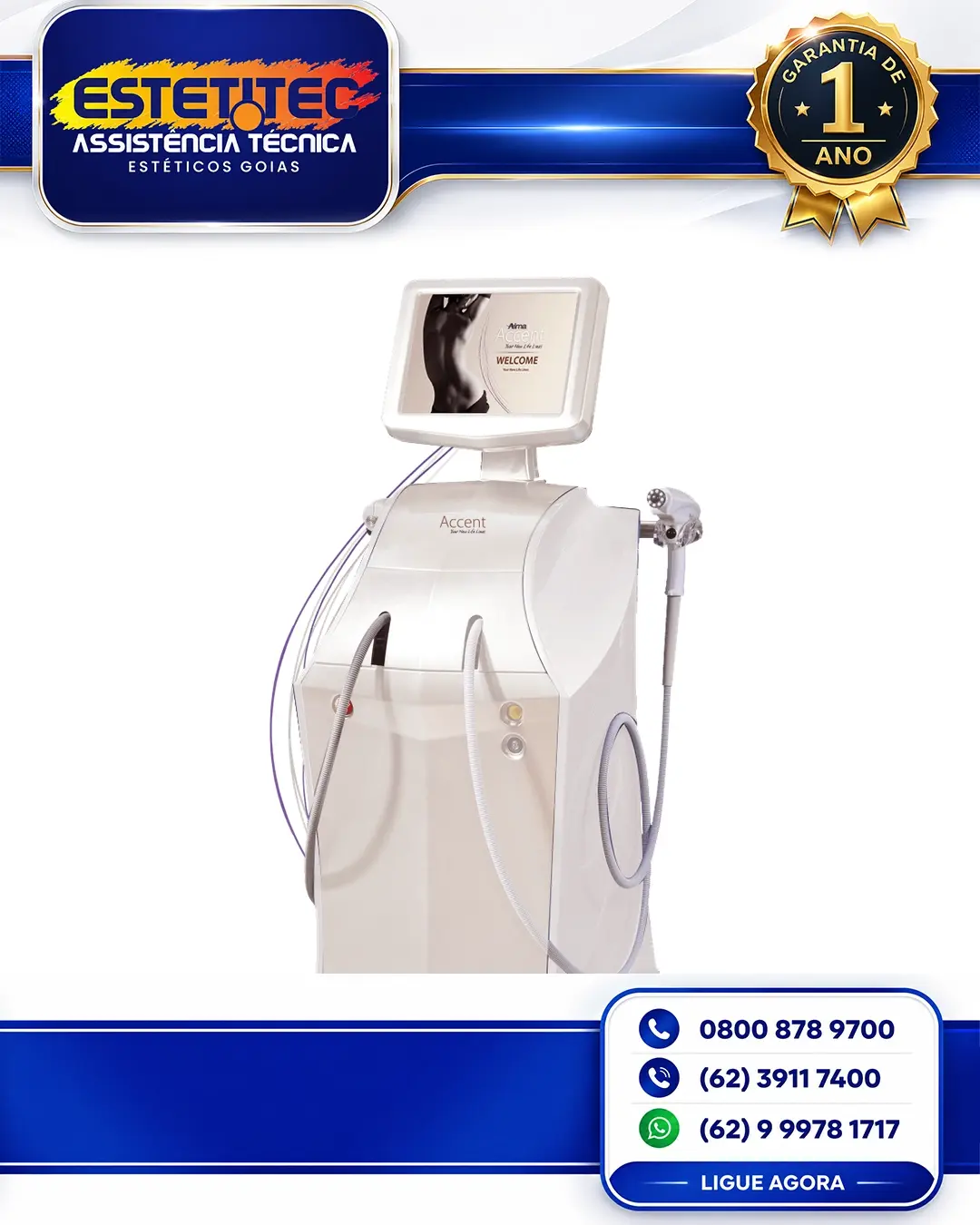 REPARO ALMA LASER ACCENT MATO GROSSO DO SUL