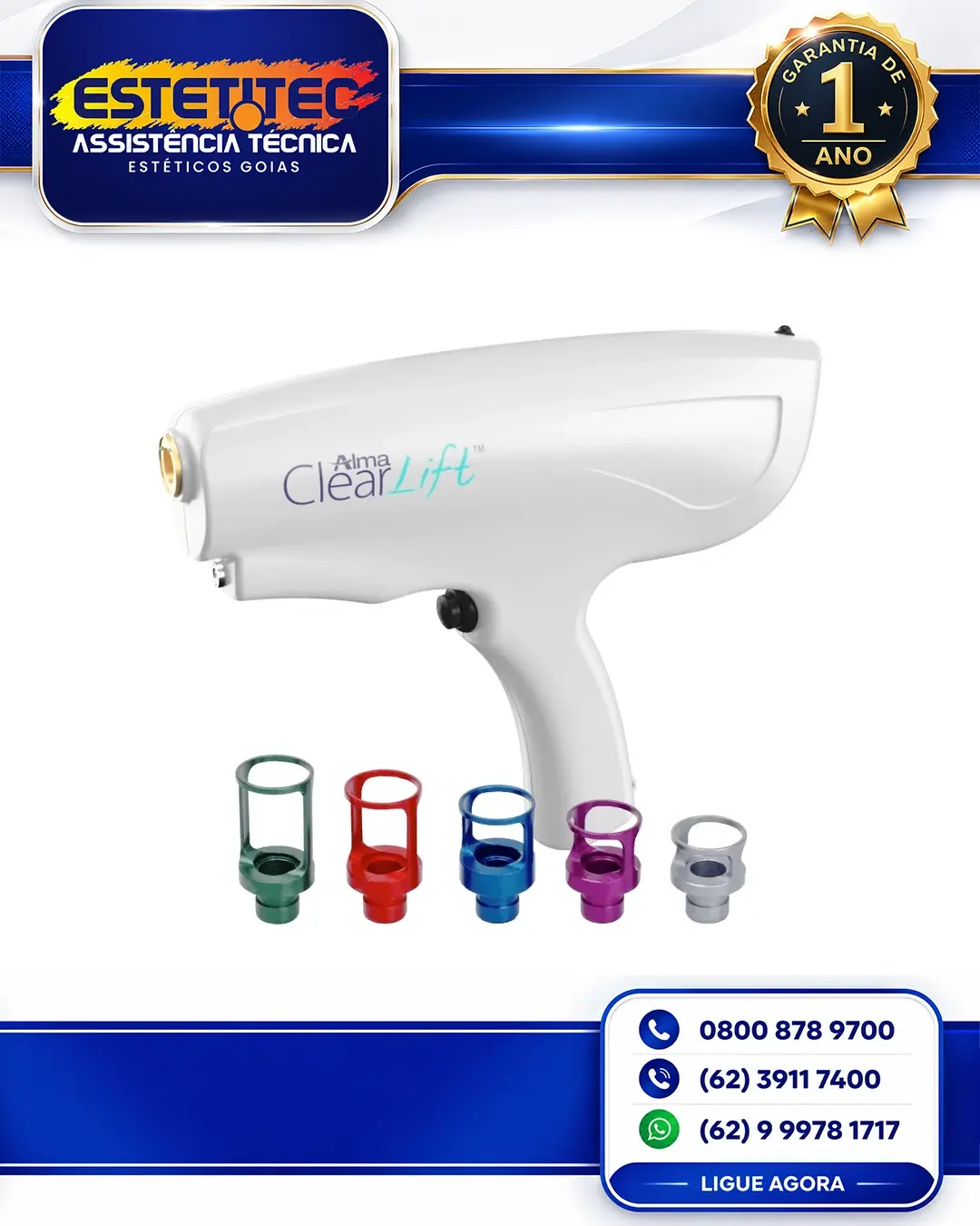 REPARO ALMA LASER CLEARLIFT GOIÁS