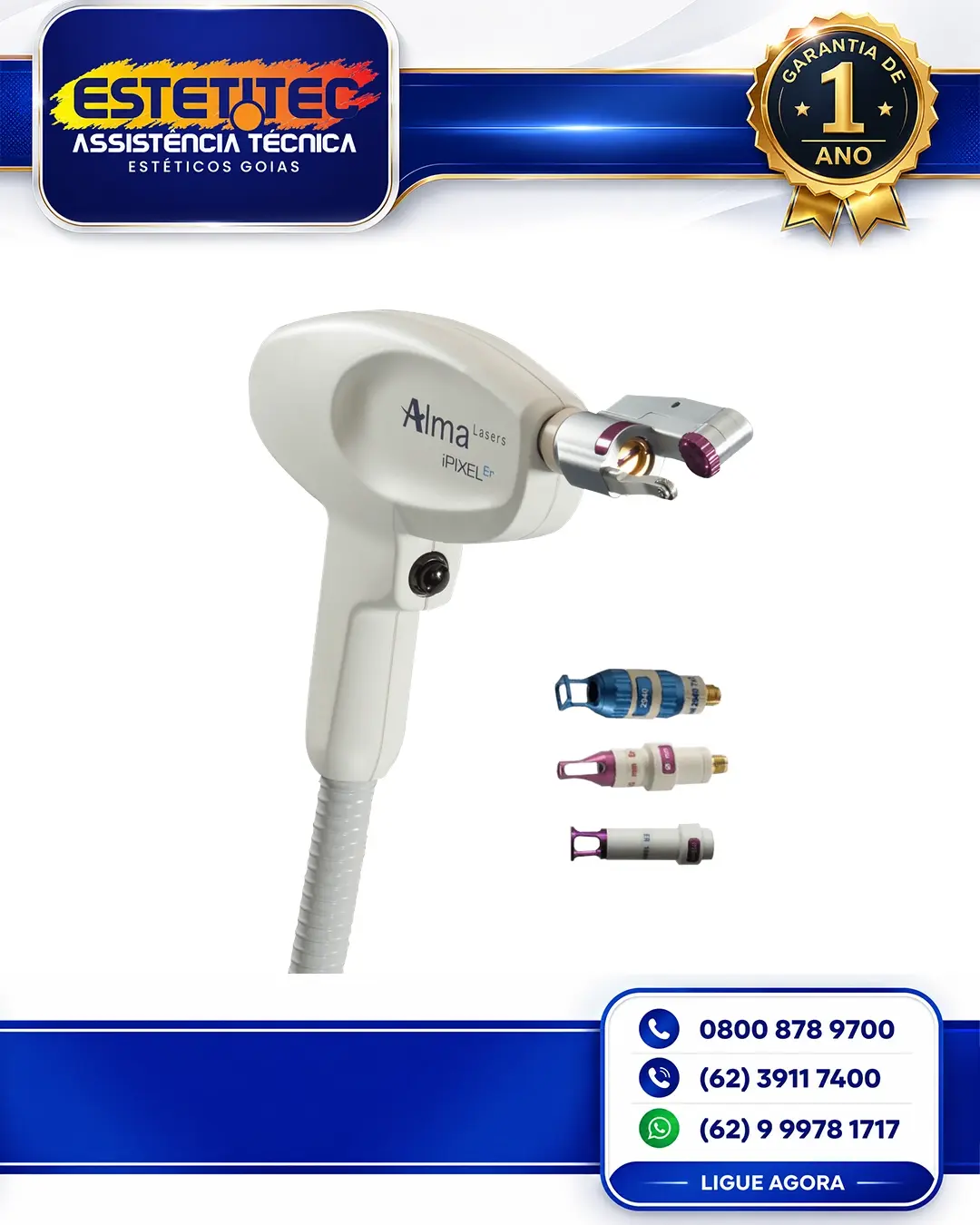 REPARO ALMA LASER HARMONY ACNE NO BRASIL