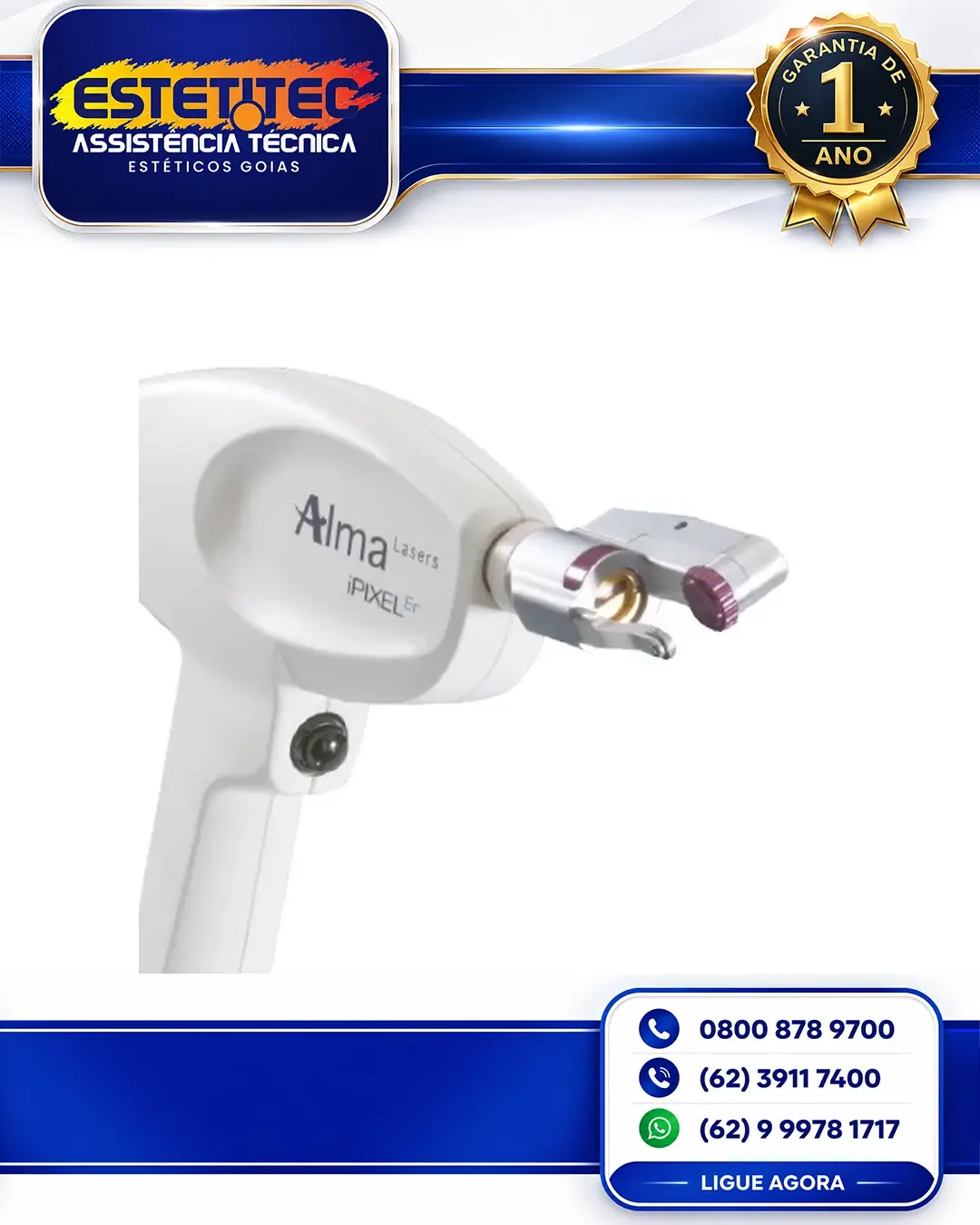 REPARO ALMA LASER HARMONY IPIXEL MATO GROSSO