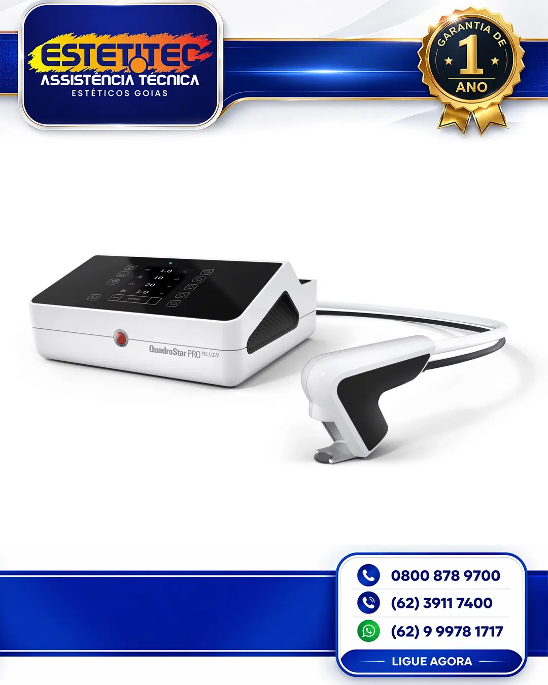 REPARO ASCLEPION QUADROSTAR PRO YELLOW BRASÍLIA