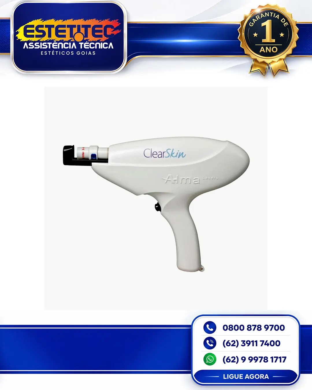 REPARO DE ALMA LASER CLEARVEIN GOIÁS