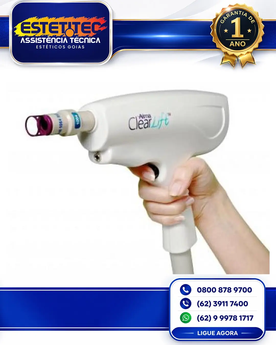 REPARO DE ALMA LASER HARMONY CLEARLIFT FLORIANÓPOLIS